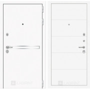 Входная дверь Лайн WHITE 13 - Белый софт
