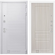 Входная дверь PIANO WHITE 03 - Сандал белый