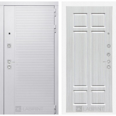 Входная дверь PIANO WHITE 08 - Кристалл вуд купить в Москве Входная дверь PIANO WHITE 08 - Кристалл вуд