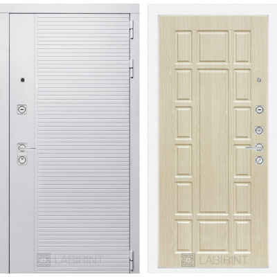 Входная дверь PIANO WHITE 12 - Беленый дуб купить в Москве Входная дверь PIANO WHITE 12 - Беленый дуб